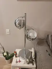 Beautiful chrome lamp for sale 