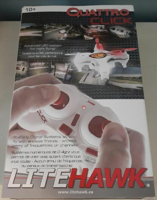 LiteHawk Quattro Click Copter drone - new in box in Toys & Games in Markham / York Region - Image 3