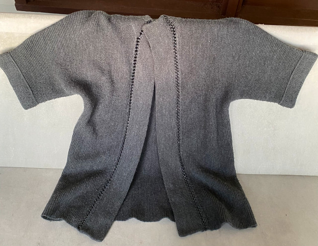 Ladie’s Grey Cardigan Sweater: Size Large in Women's - Tops & Outerwear in Bridgewater