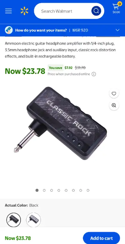 Ammoon Headphone Guitar Amp, View more