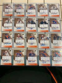 Franchise INK 13-14 UD AUTO Collection Oilers Cards Showcase 305