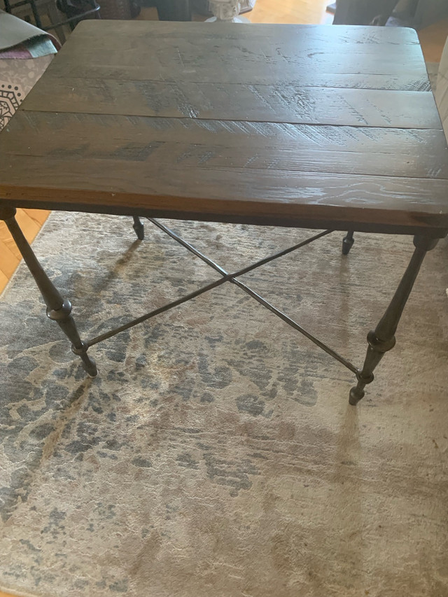 Wood Top Side Table in Other Tables in City of Toronto