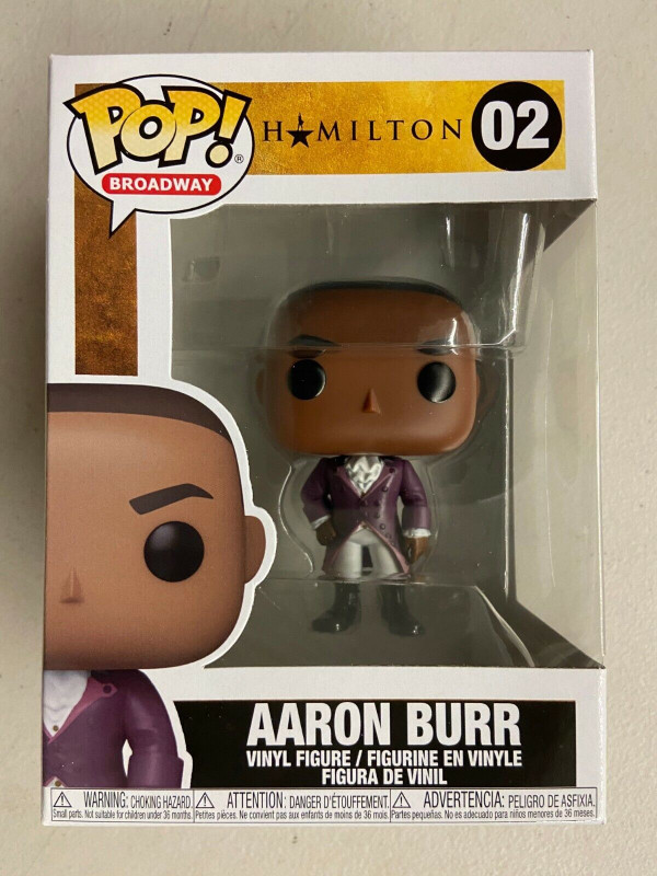 AARON BURR #02 Funko POP! Broadway - Hamilton: The Musical Vinyl dans Art et objets de collection  à Longueuil/Rive Sud - Image 2