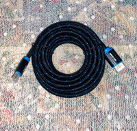 New! High-Speed HDMI 2.0 4K Nylon Braided Cable, 20 Feet