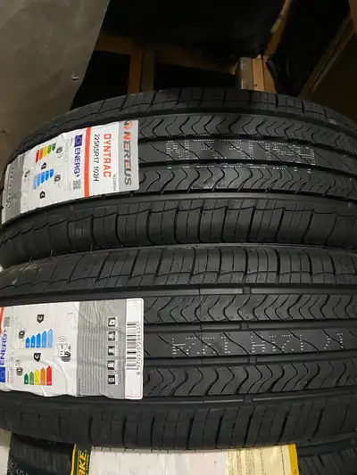 New 225 65 17 allseasons tires $125 each cash and carry $30 for each installation and balance inc