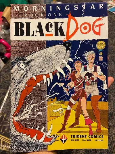 Morningstar Book One BLACK DOG #1 1990 Trident Comics, View more