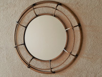 NEW METAL GOLD FRAME WALL MIRROR