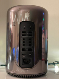 Mac Pro "trashcan" Xeon quad core - 32GB - 512GB - latest macOS