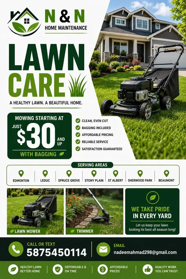 Lawn Maintenance Services in Cleaners & Cleaning in Edmonton - Image 7
