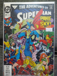 Adventure of Superman #488 comic (1992) signed by Tom Grummett