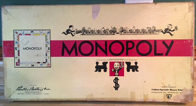 Monopoly (édition des années 60). *Je poste dans Jouets et jeux  à Trois-Rivières