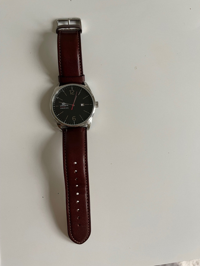 Men lacoste watch - Excellent Condition in Jewellery & Watches in City of Toronto - Image 2