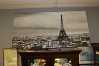 Large Paris/Eiffel Tower pic on canvas