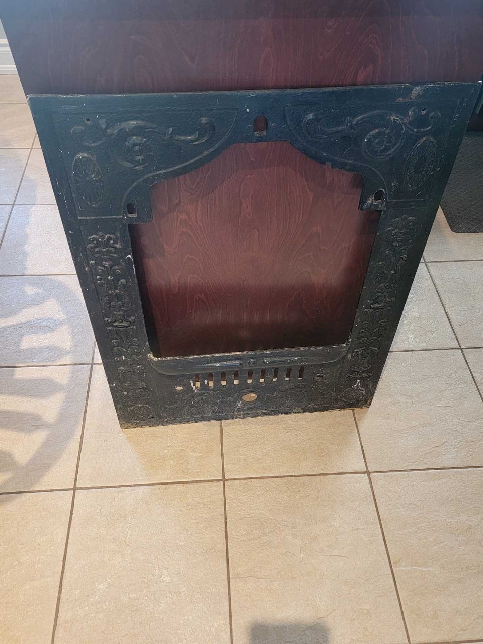 Stunning antique cast iron fireplace cover | Fireplace & Firewood ...