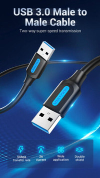 USB to USB Male Extension Cable Type A Male USB 3.0 Extender