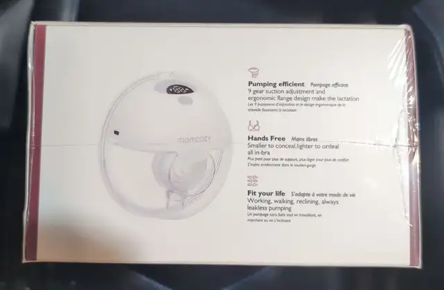 NEW Momcozy 2-pack Hands Free Wearable Breast Pumps fits 4 sizes in Feeding & High Chairs in Mississauga / Peel Region - Image 9
