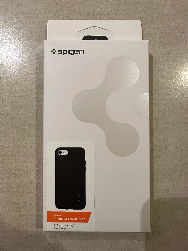 Spigen Liquid Air Case (iPhone SE(2020), iPhone 8, iPhone 7) in Cell Phone Accessories in Mississauga / Peel Region - Image 2