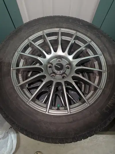 Hello. I' s Selling 4x Winter tires with Mag rims for a Subaru Forester. Probably have 2 seasons of...