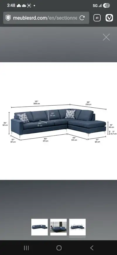 Sectional Couch, View more