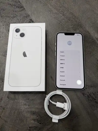 iPhone 13 (128GB) - Starlight - Original Box + Cases, View more