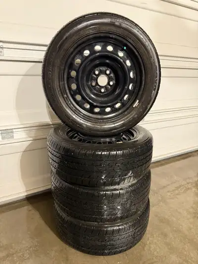 Toyo Proxes 4Plus - 205 55 R16 all weather Just under 7/32nd of tread, lots of tread remaining, no p...