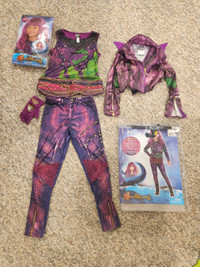 Small Disney Descendants 2 Mal Costume & Wig