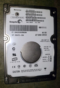 Seagate Momentus 40 GB hard drive 2.5"