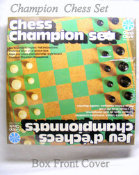Vintage mint sealed box Copp Clark Canada Champion Chess set