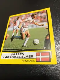 1988 Panini Preben Elkjaer football sticker