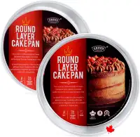 Crown 9" Round Layer Cake Pan Two Pack
