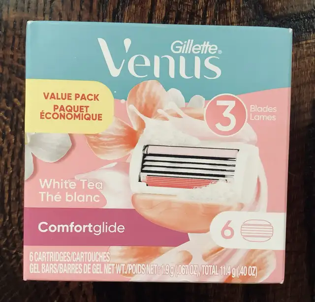 Gillette Venus ComfortGlide White Tea 6 Women's Razor Blades