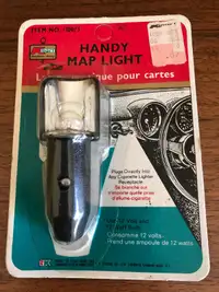 New in Package Vintage Handy Map Light Car Accessory Hong Kong