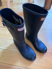Hunter rain boots size 3-4 US junior (34EU)
