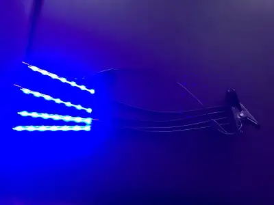 Grow light with different settings, View more