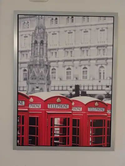 London Telephone Booth Framed Wall Art, View more