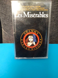 Les Miserables cassette tape in excellent condition tested plays