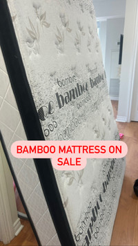 Mattress with box spring & Bed frames
