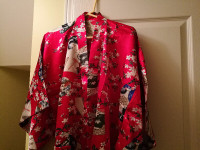 Bath robe, oriental style, unisex, one size fits all, all new