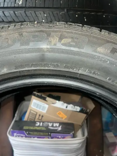 For sale 4 Bridgestone Ecopia HL-422 tires 265/50R20 tread depth is 3/8”