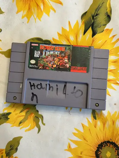 Donkey Kong Country for Super Nintendo.  SNES, View more