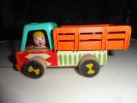 Fisher Price CAMION BOIS #649   1960