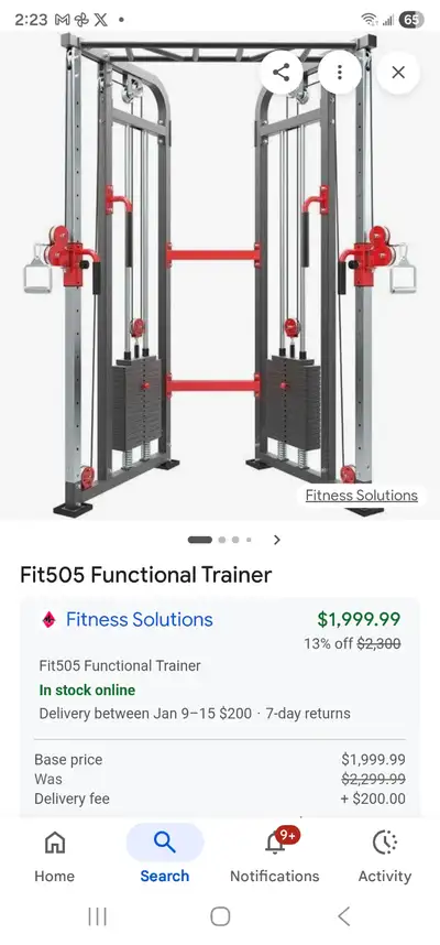 Fit 505 universal cable machine $1200 obo, View more