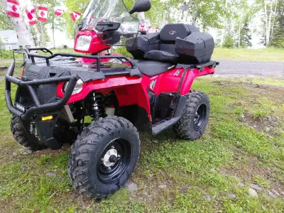 2019 sportsman 450 in excellent condition, only 900kms , bike has hand and thumb warmers, winch with...