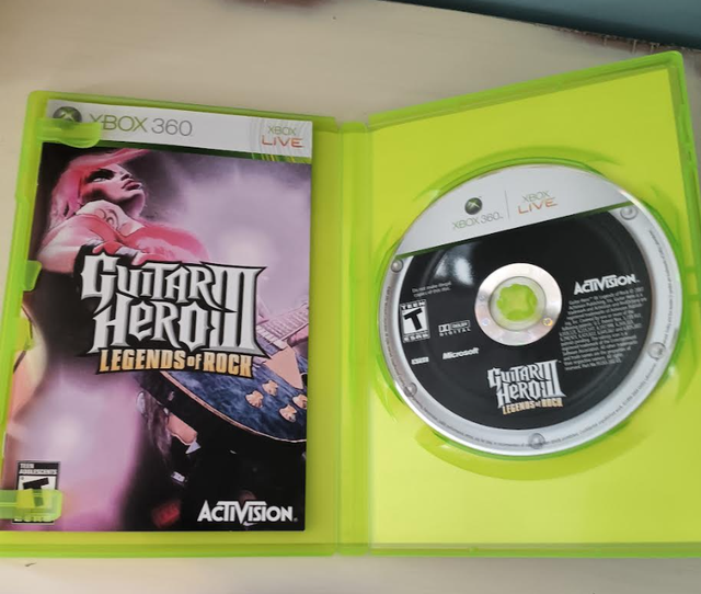 XBox 360 Guitar Hero III 3 Legends of Rock - disc & booklet incl64534649311617121
