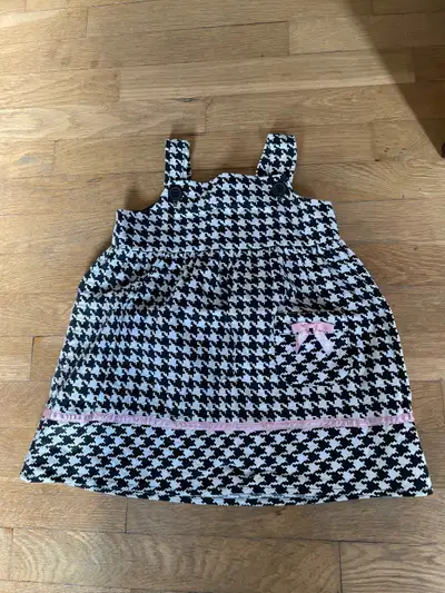 Robe  motif pied de poule 3T, View more