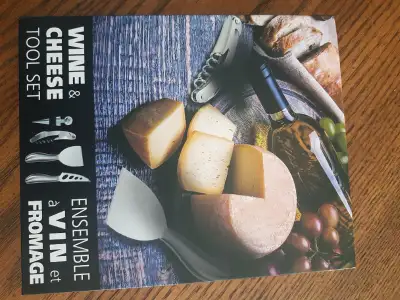 New - Wine and Cheese 4 Piece Tool Set, View more