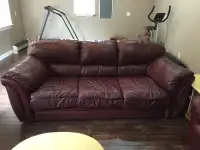 Genuine Leather Sofa, Loveseat & Chair
