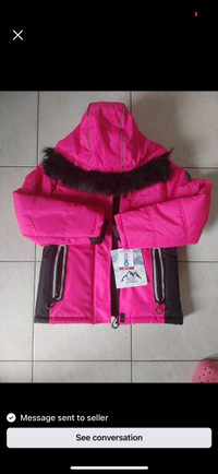 Girls Winter Coat Size 10-12