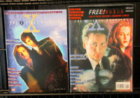 X-Files Magazine #1 x2 (1996) Topps Deluxe Edition + Variant NM