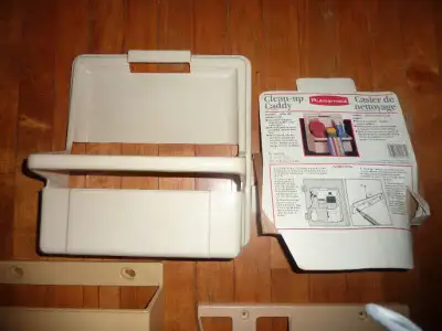 Vintage Rubbermaid Organizers: Clean-up Caddy and Ironing Caddy, View more
